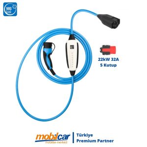 NRGkick Taşınabilir Şarj İstasyonu 32A 22kW 5m AC