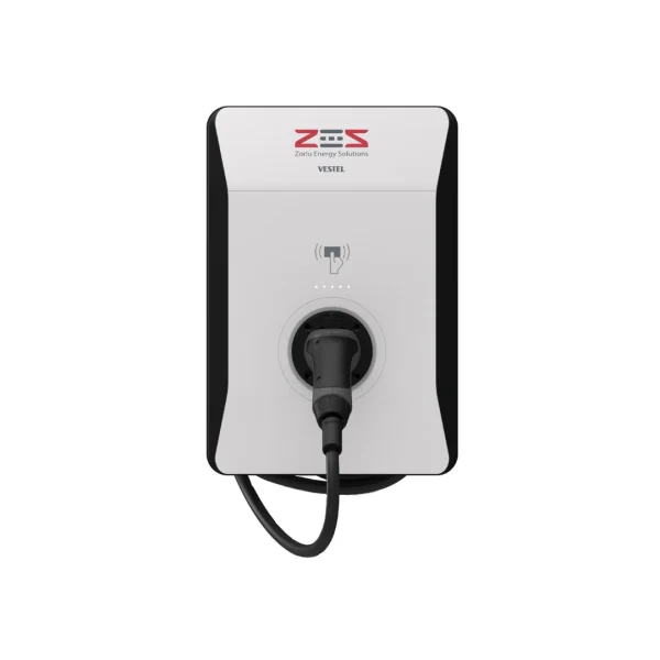 Vestel ZES Elektrikli Araç RFID Şarj İstasyonu Kablolu 22KW 32A 5 Metre 2025 - Görsel 2